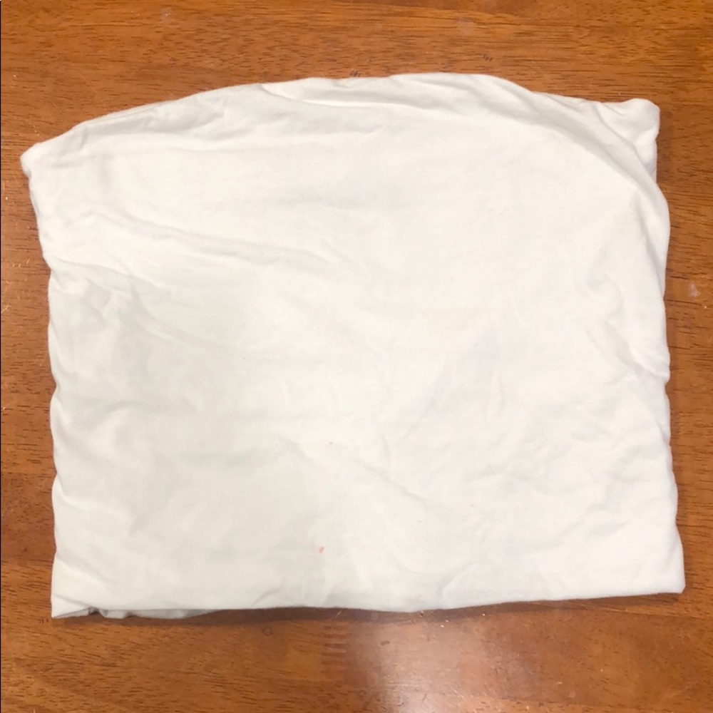 Brandy Melville white crop tube top